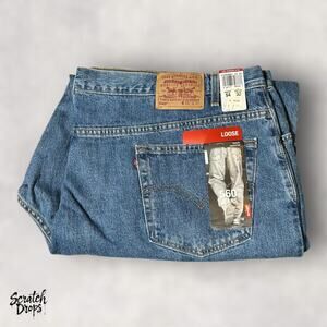 Levi's Men's 560 Loose Fit Tapered Leg Jeans W54 L32 Classic Comfortable Denim